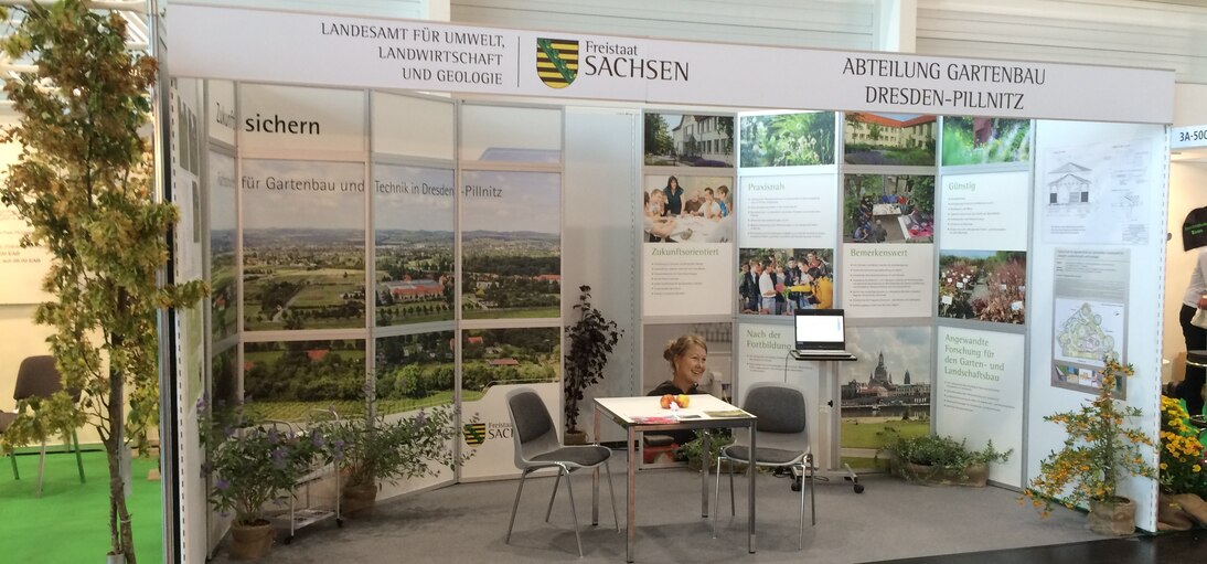 Messestand auf der GaLaBau in Nürnberg 2016