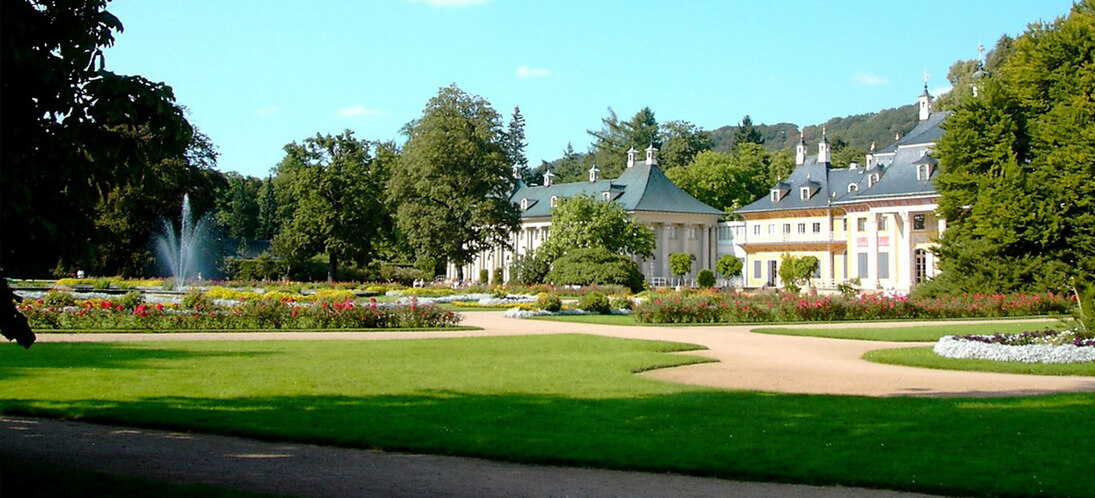 Ausschnitt aus dem Pilnnitzer Schlosspark