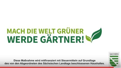 Mach die Welt grüner - Werde Gärtner