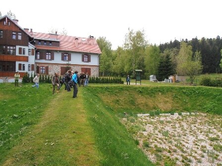 Roślinna oczyszczalnia ścieków oczyszcza ścieki całej Stacji Ekologicznej »Storczyk«. Zdjęcie: C.Dressler