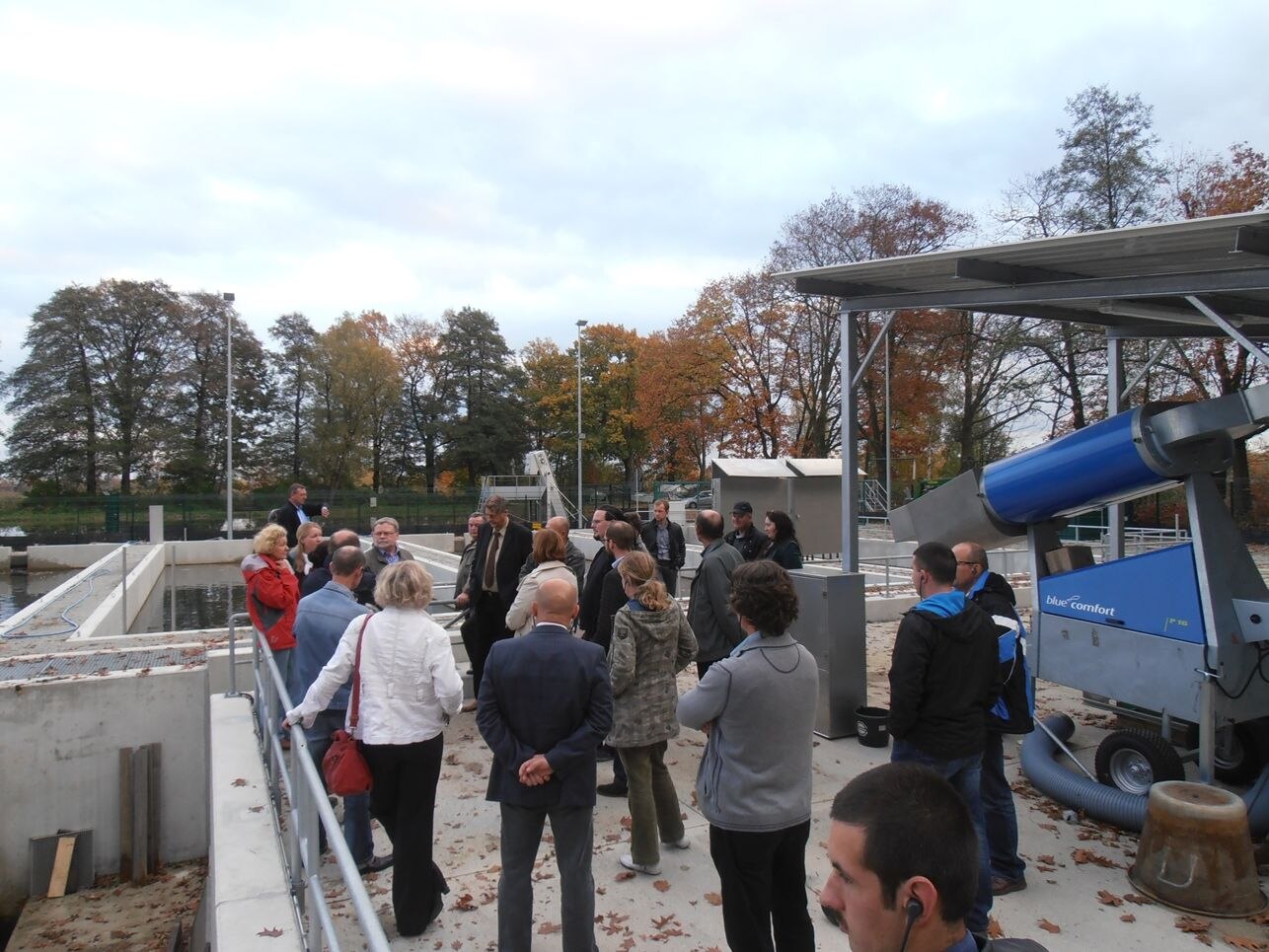 Die neue Überwinterungs- und Hälteranlage besteht aus 6 Becken und soll auch als Versuchsanlage für Aquakultur genutzt werden.