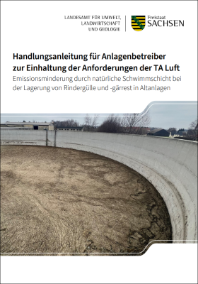 Schwimmschicht aulf güllebecken