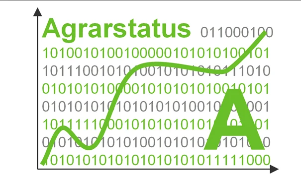 Diagramm mit Kurve - Agrarstatus