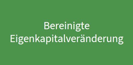 Bereinigte Eigenkapitalveränderung