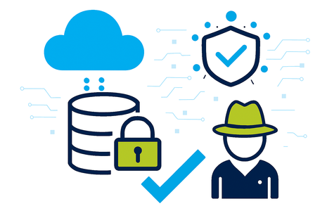 Bild stellt Datensicherheit Cloud + Server+Schloss sowie Datenhoheit für Landwirt dar