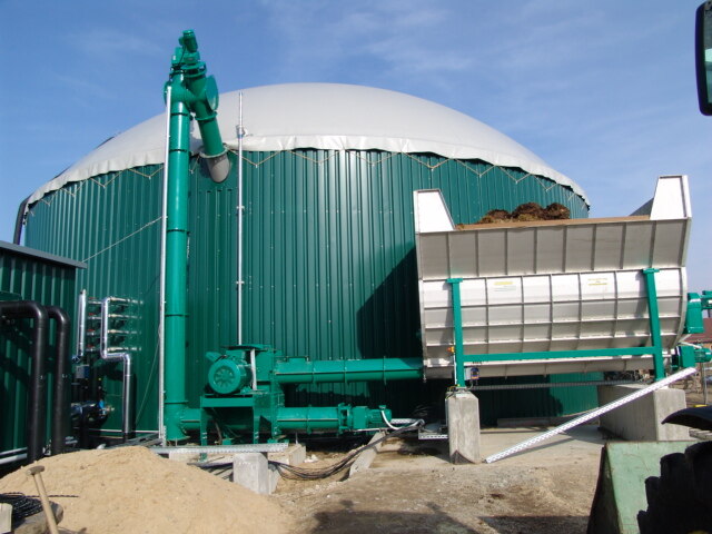Baugeschehen an der Biogasanlage Köllitsch 2009