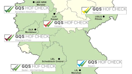 Deutschlandkarte mit beteiligten Ländern