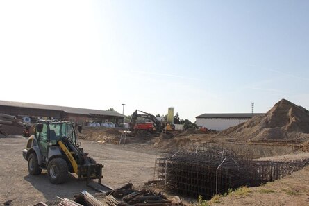 Bau neue Lehrwerkstatt Milchkuhhaltung