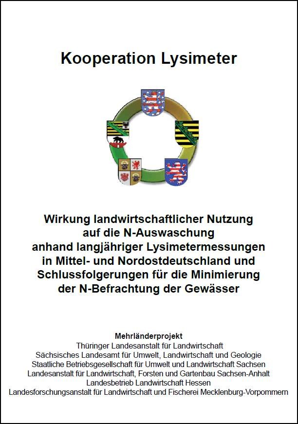 Kooperation Lysimeter - Mehrländerprojekt 2013