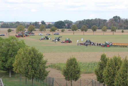 Maschinenvorführung Mais