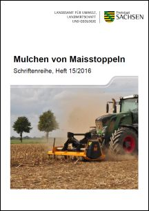 Schriftenreihe, Heft 15/2016 – Mulchen von Maisstoppeln
