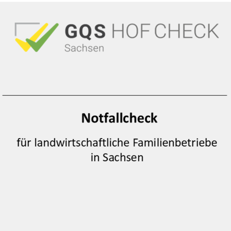 Titelbild GQS-SN Notfallcheck mit Logo