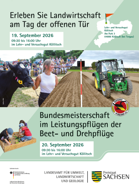 Plakat Tag der offenen Tür