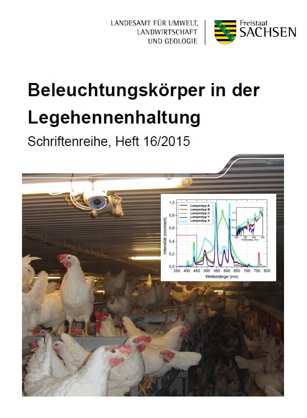 Schriftenreihe Heft 16/2015, Beleuchtungskörper in der Legehennenhaltung