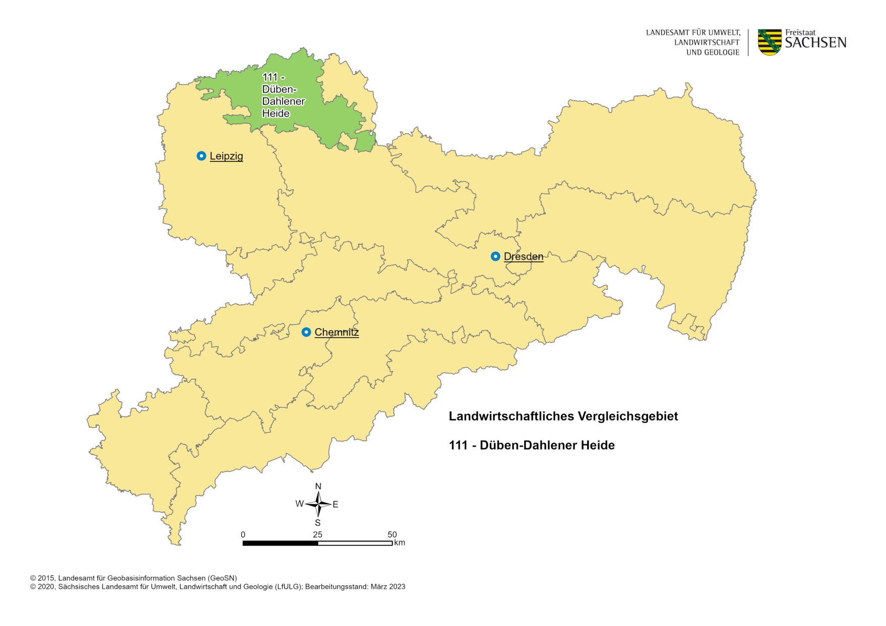 Vergleichsgebiet 111 - Düben-Dahlener Heide