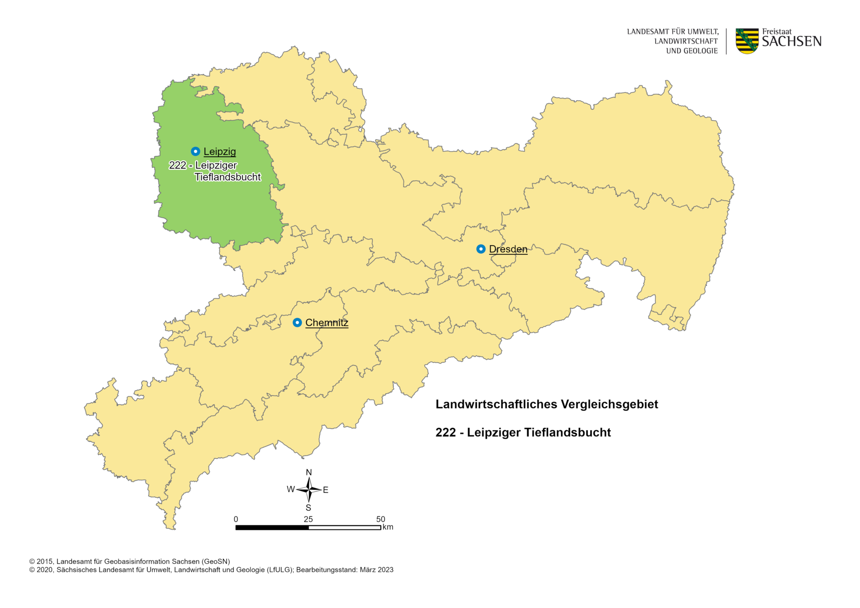 Vergleichsgebiet 222 - Leipziger Tieflandsbucht