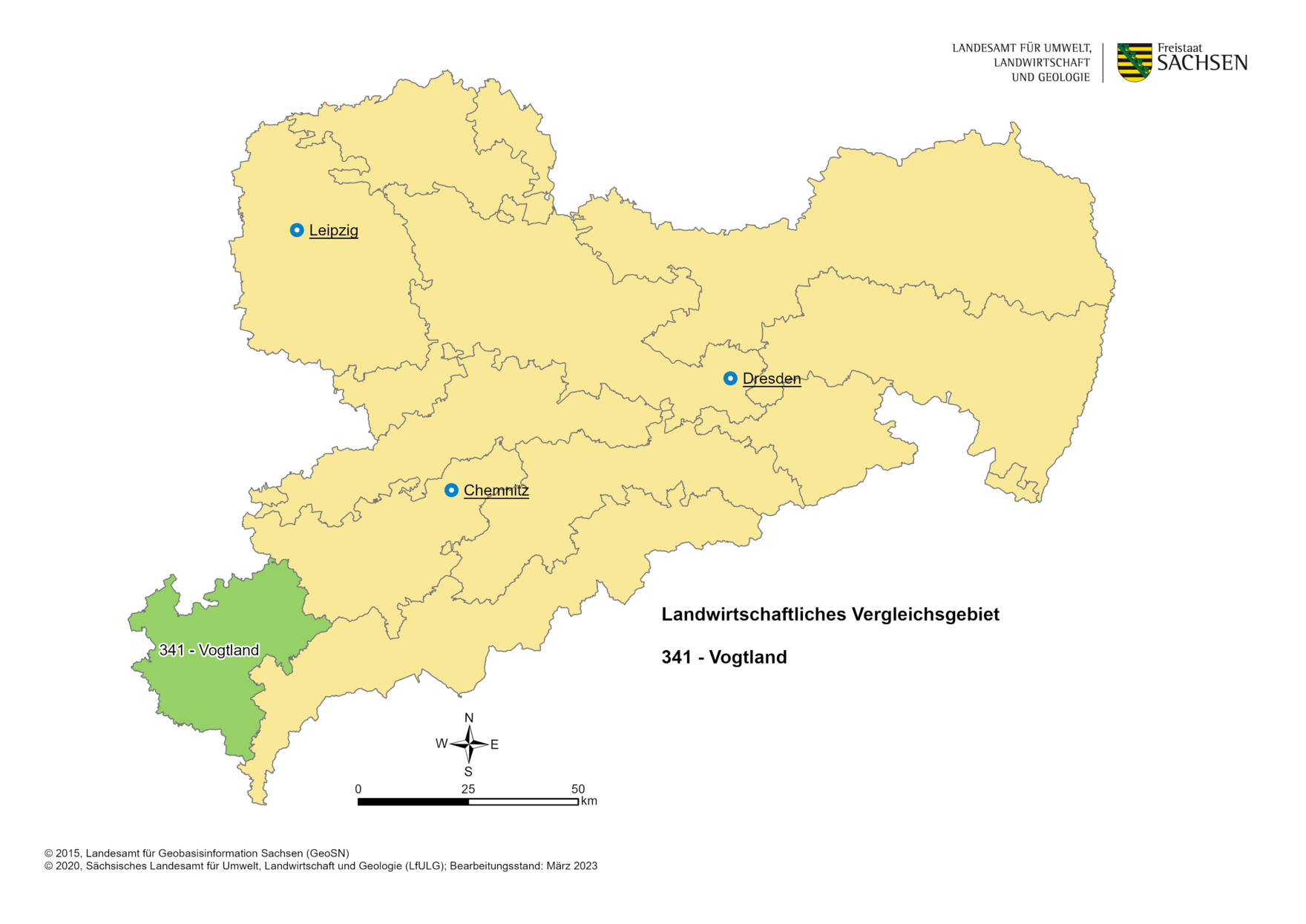 Vergleichsgebiet 341 Vogtland