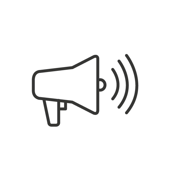 Ein Megaphone