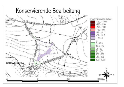 Abbildung 6: Ergebnis der Simulation bei konservierender Bearbeitung